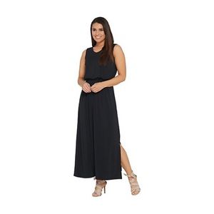 Joan Rivers Sleeveless V-Neck Jersey Maxi Dress S